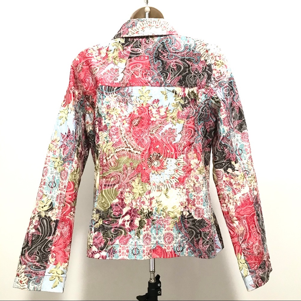 Analogy Jacket Button Down Size Medium - image 6